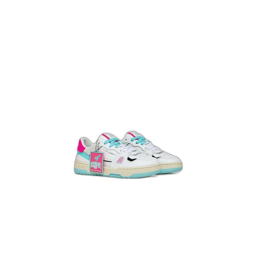 Crime London Pink Leather Sneakers for Women - Arichezz.store