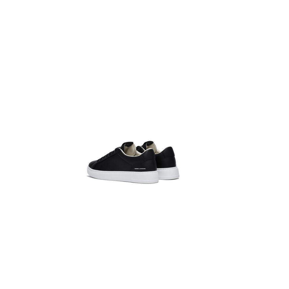 Crime London Black Leather Sneaker - Arichezz.store