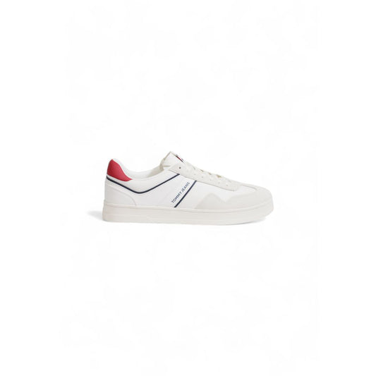 Tommy Hilfiger Jeans White Suede Sneaker - Arichezz.store