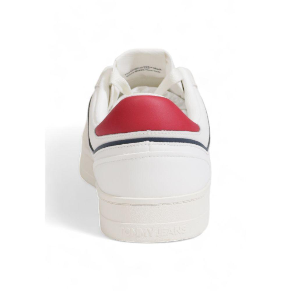 Tommy Hilfiger Jeans White Suede Sneaker - Arichezz.store