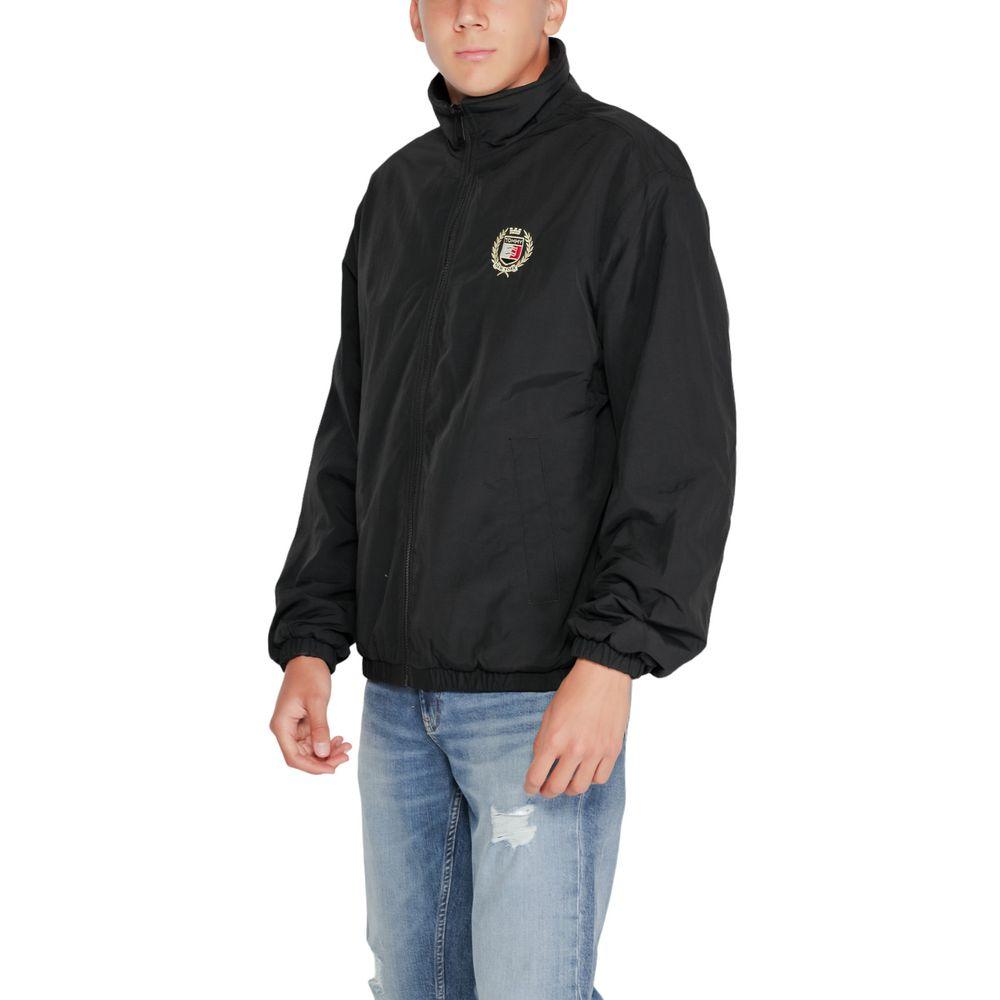 Tommy Hilfiger Jeans Black Recycled Polyester Jacket - Arichezz.store