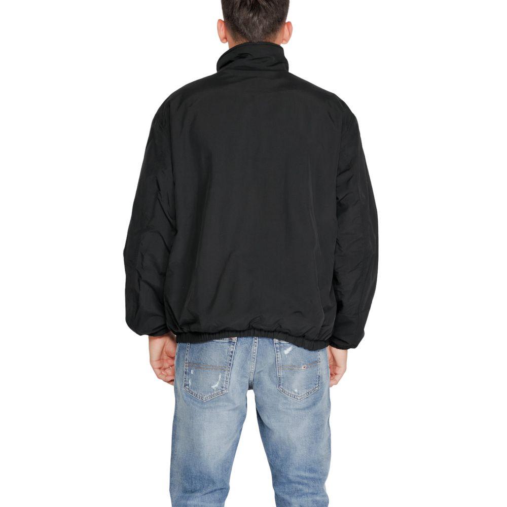 Tommy Hilfiger Jeans Black Recycled Polyester Jacket - Arichezz.store