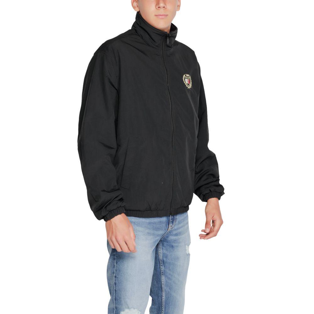 Tommy Hilfiger Jeans Black Recycled Polyester Jacket - Arichezz.store