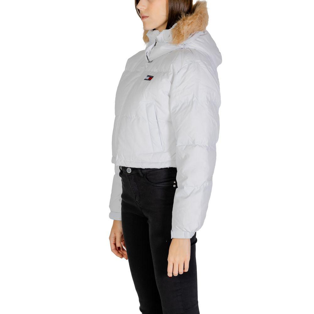 Tommy Hilfiger Women's White Recycled Polyester Jacket