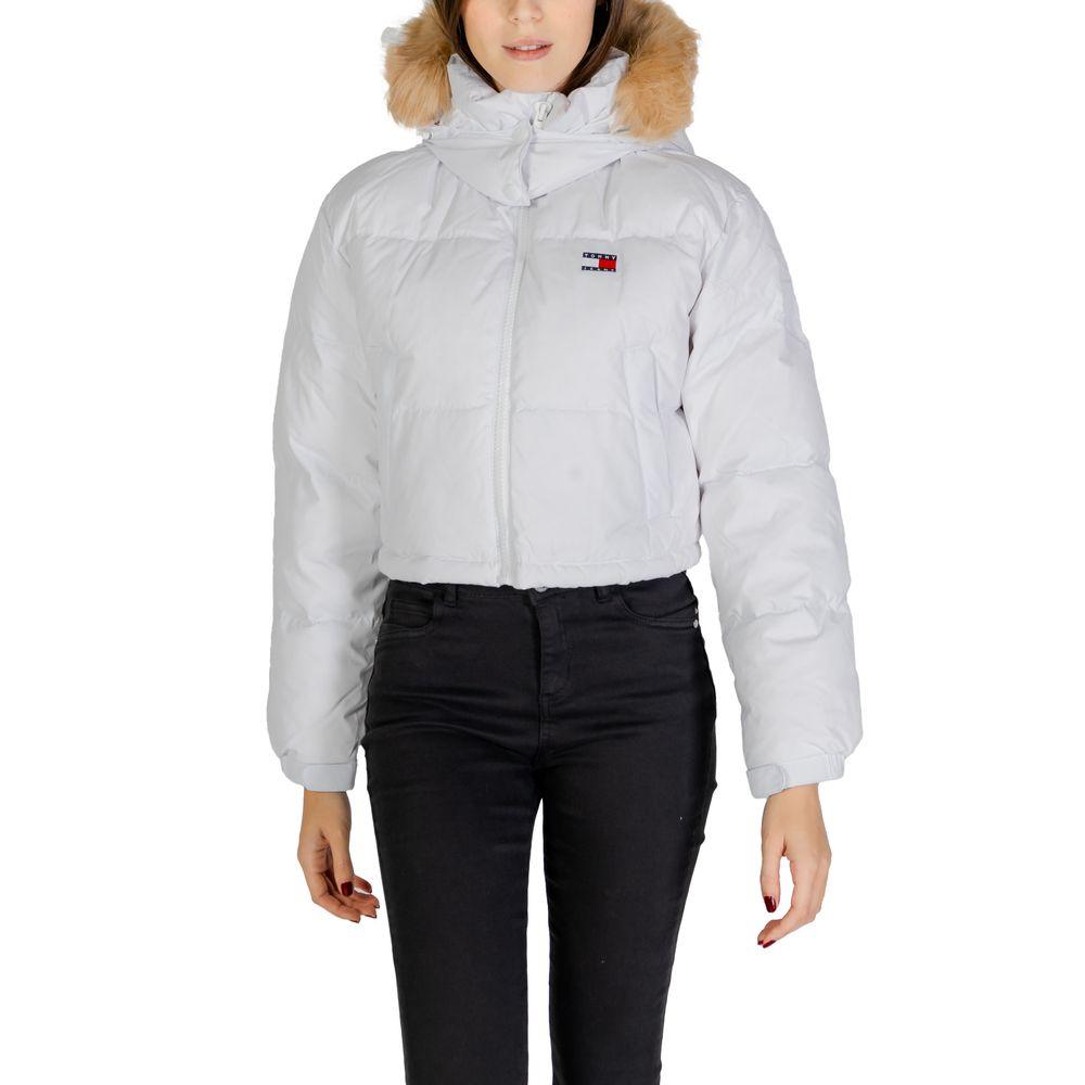 Tommy Hilfiger Women's White Recycled Polyester Jacket