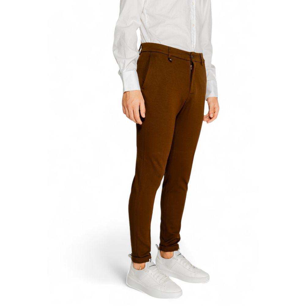 Antony Morato Brown Viscose Jeans & Pant