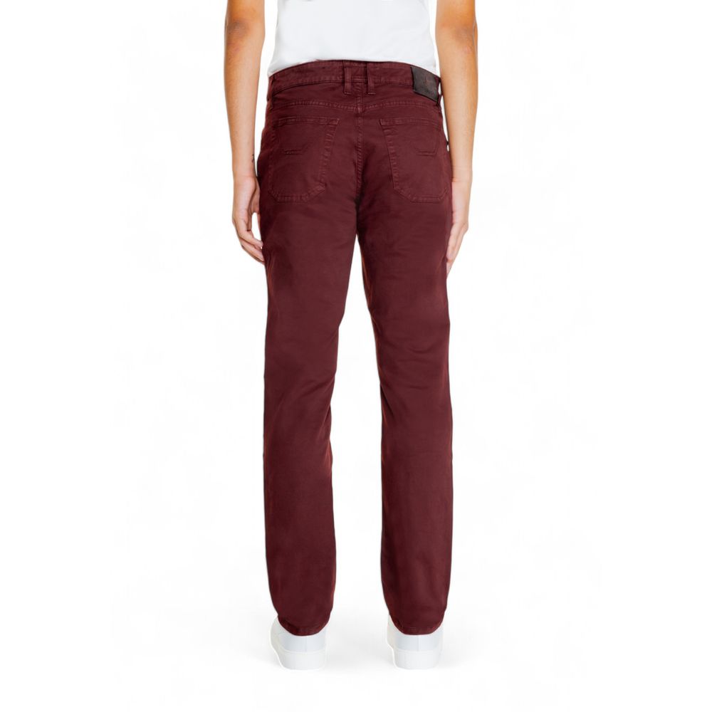 Jeckerson Red Cotton Jeans & Pant - Arichezz.store