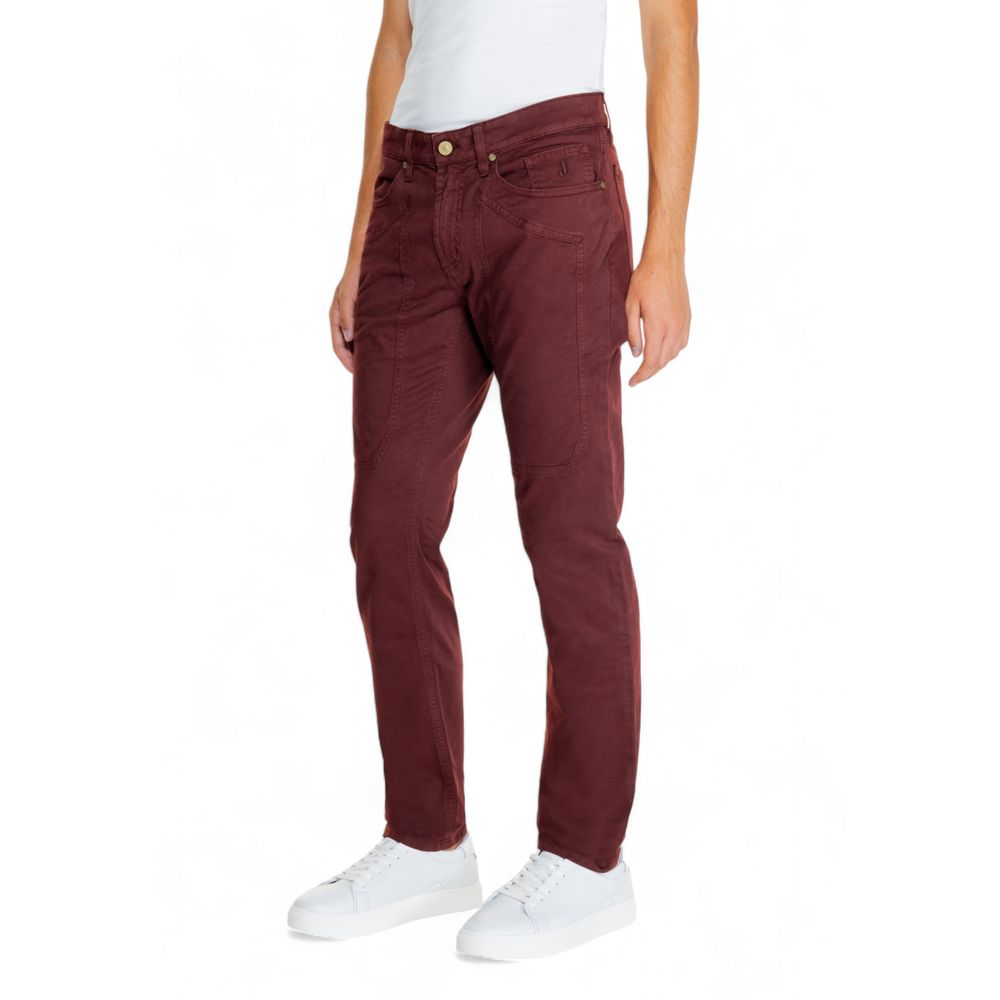 Jeckerson Red Cotton Jeans & Pant - Arichezz.store