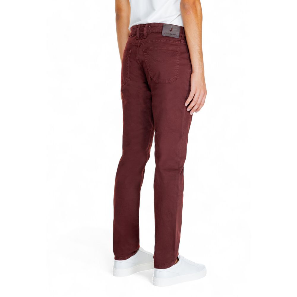 Jeckerson Red Cotton Jeans & Pant - Arichezz.store