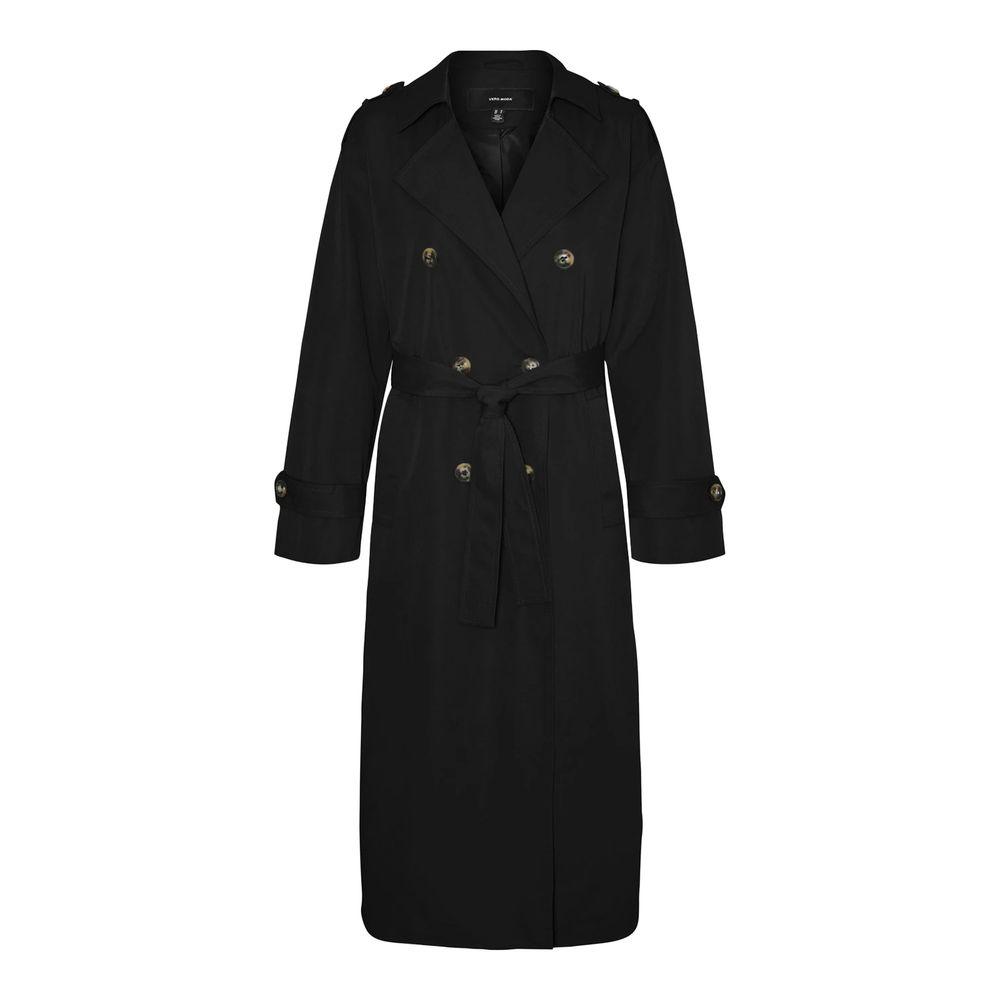 Vero Moda Black Polyester Jackets & Coat