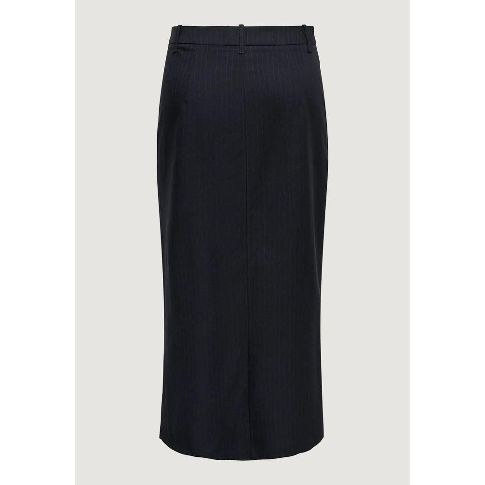 Jacqueline De Yong Gray Polyester Skirt