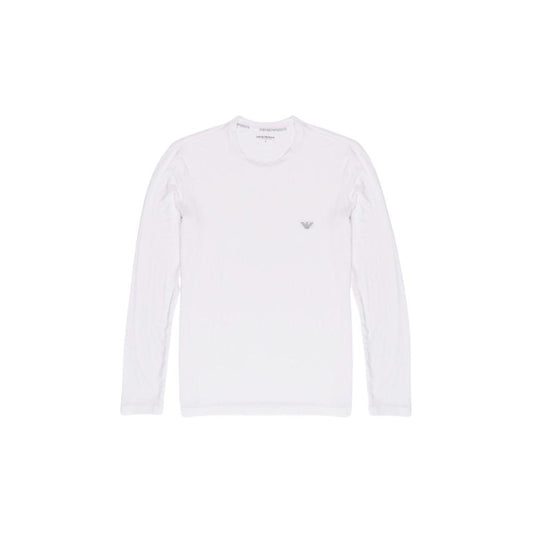 Emporio Armani Underwear White Modal Shirt - Arichezz.store