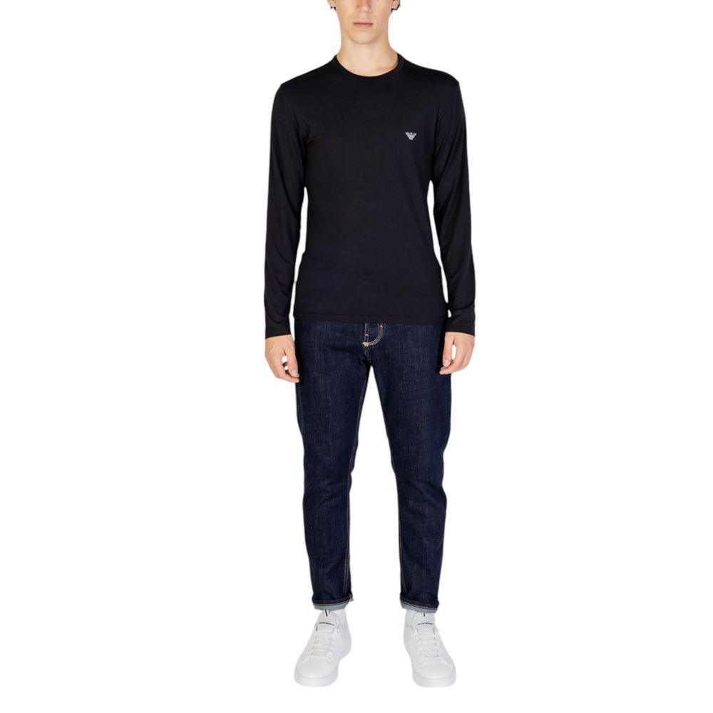 Emporio Armani Underwear Black Modal Shirt - Arichezz.store