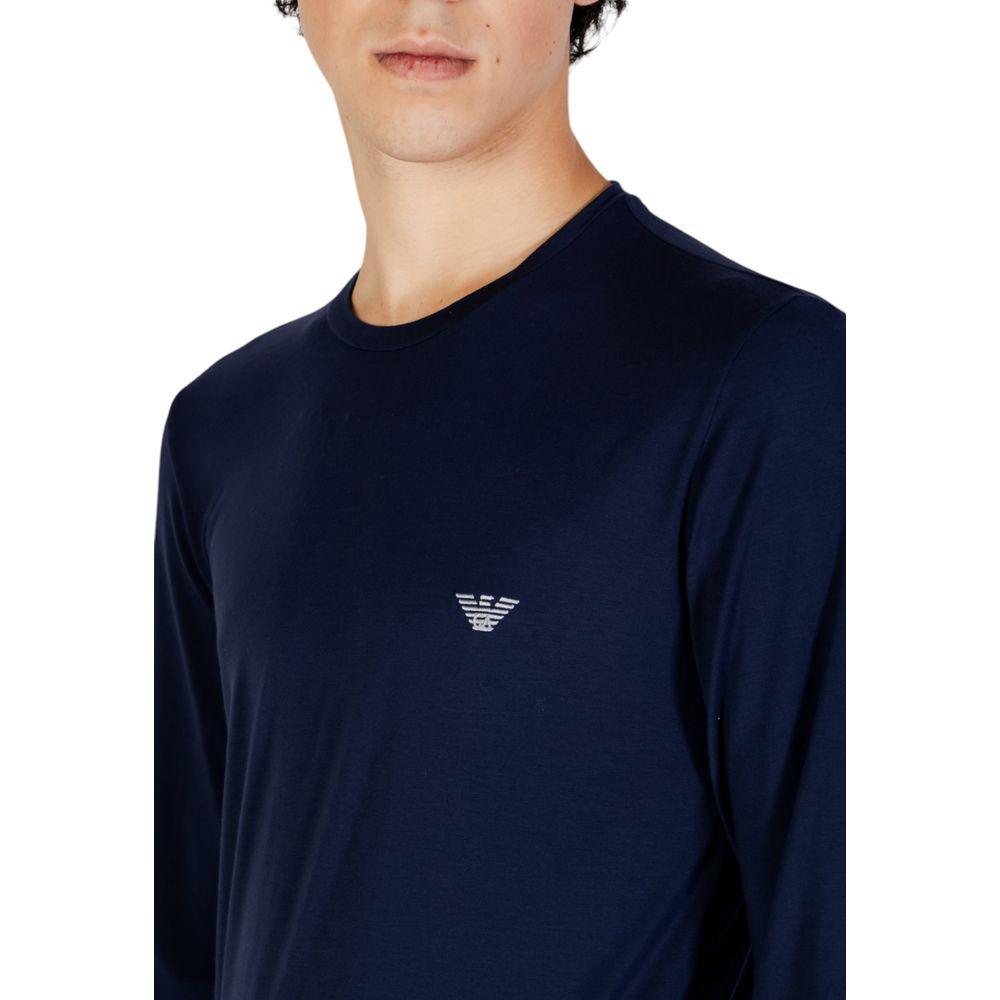 Emporio Armani Underwear Blue Modal Shirt - Arichezz.store