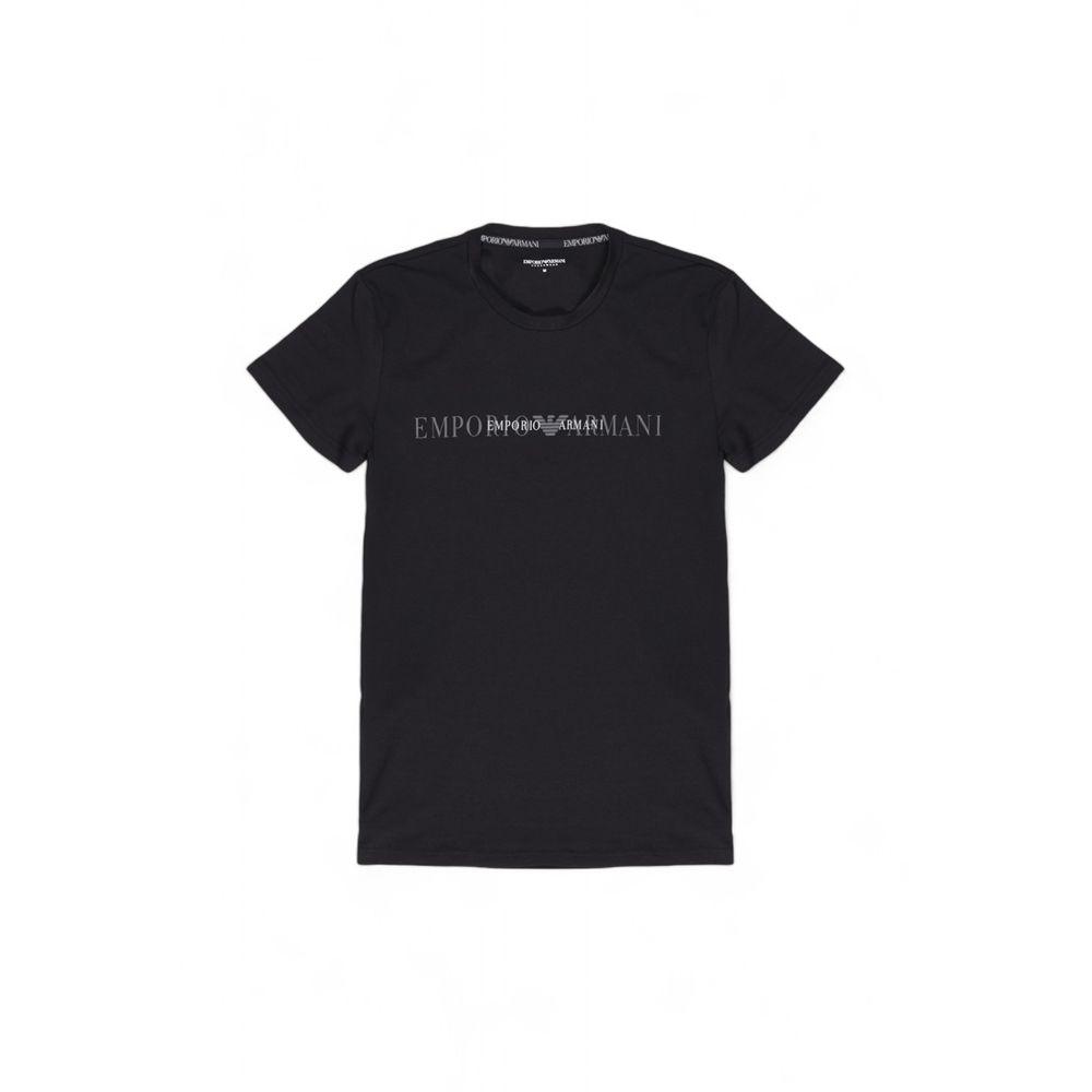 Emporio Armani Underwear Black Cotton T-Shirt - Arichezz.store