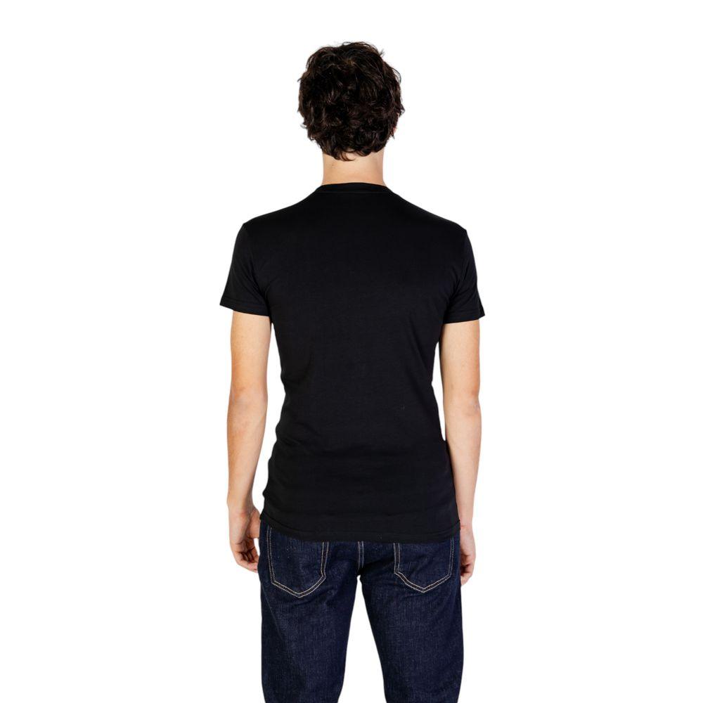 Emporio Armani Underwear Black Cotton T-Shirt - Arichezz.store