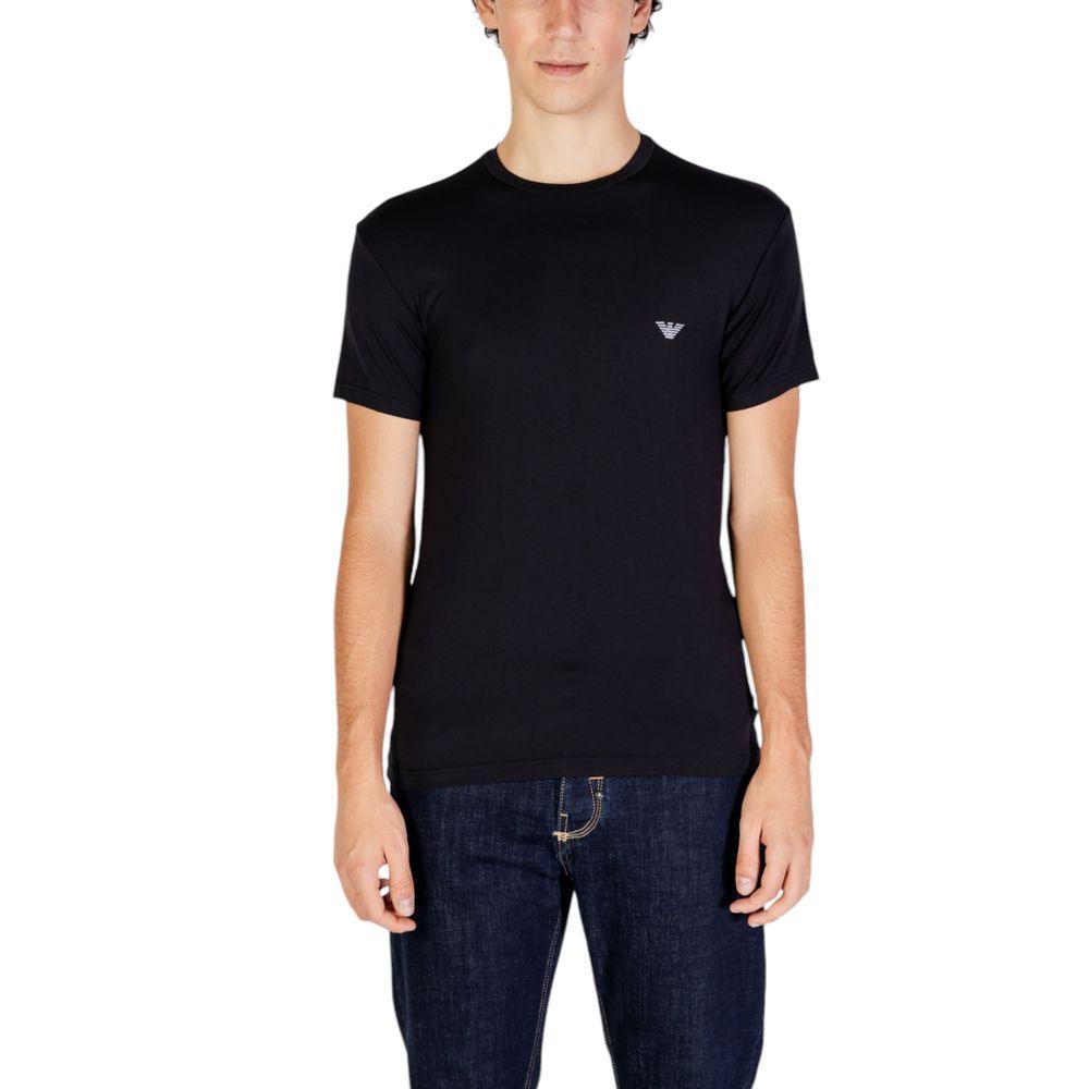 Emporio Armani Underwear Black Modal T-Shirt - Arichezz.store