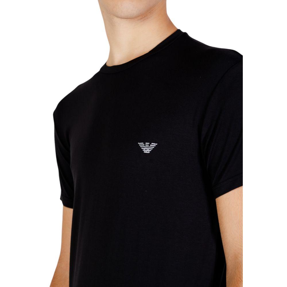 Emporio Armani Underwear Black Modal T-Shirt - Arichezz.store