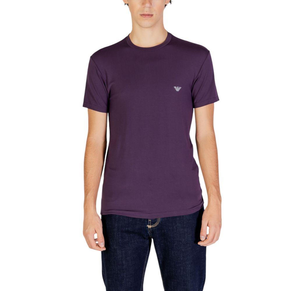 Emporio Armani Underwear Purple Modal T-Shirt - Arichezz.store