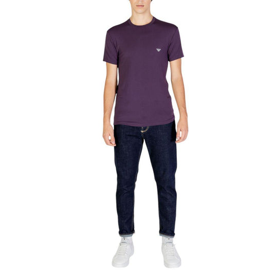 Emporio Armani Underwear Purple Modal T-Shirt - Arichezz.store