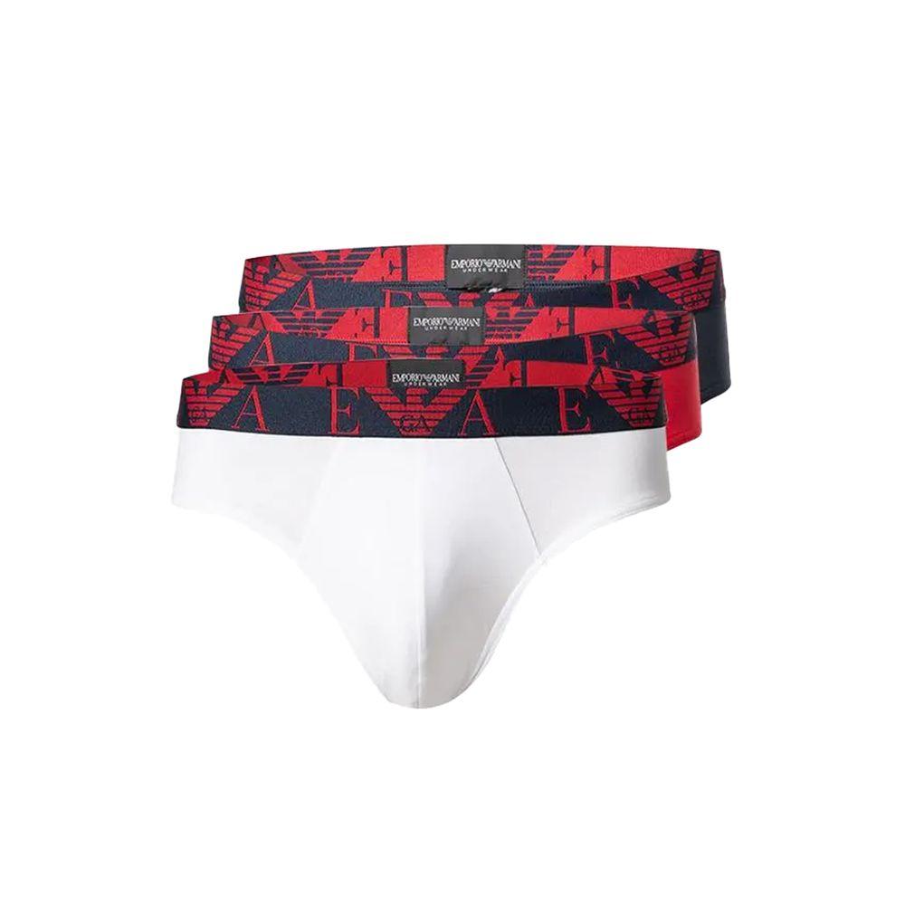 Emporio Armani Underwear Red Cotton Underwear - Arichezz.store