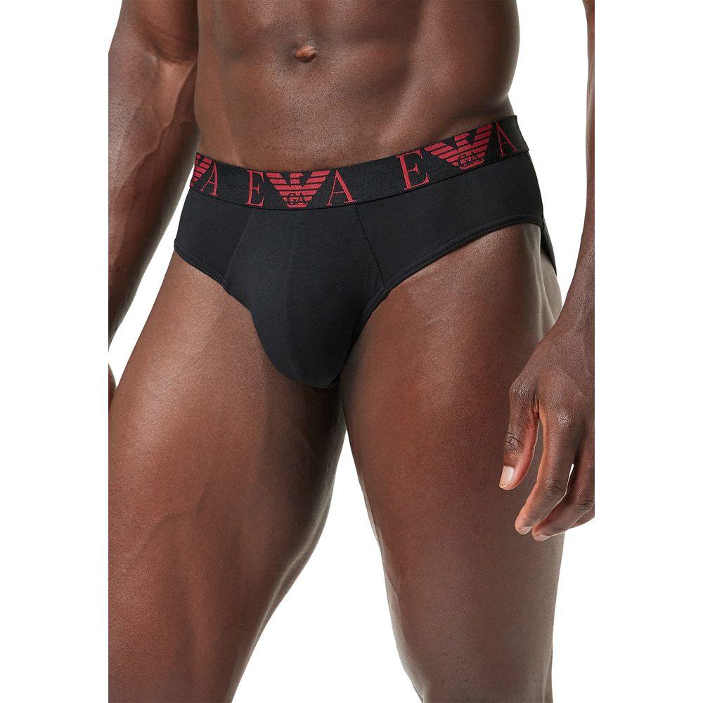 Emporio Armani Underwear Red Cotton Underwear - Arichezz.store