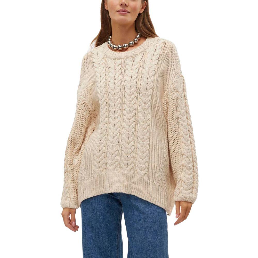 Vero Moda Beige Cotton Sweater