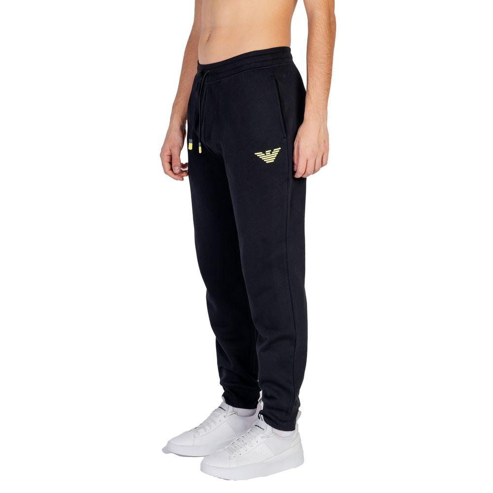 Emporio Armani Underwear Black Cotton Jeans & Pant - Arichezz.store