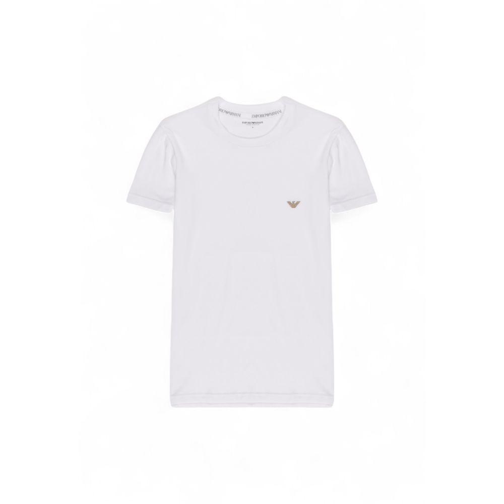 Emporio Armani Underwear White Cotton T-Shirt - Arichezz.store