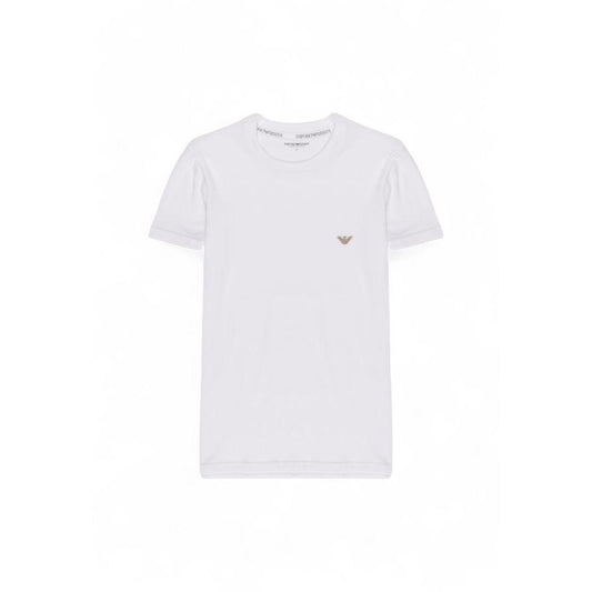 Emporio Armani Underwear White Cotton T-Shirt - Arichezz.store