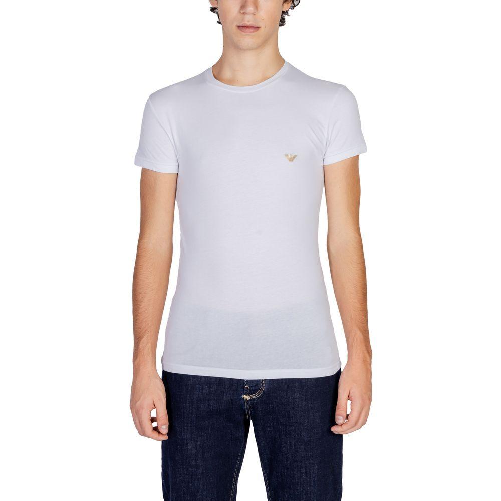 Emporio Armani Underwear White Cotton T-Shirt - Arichezz.store