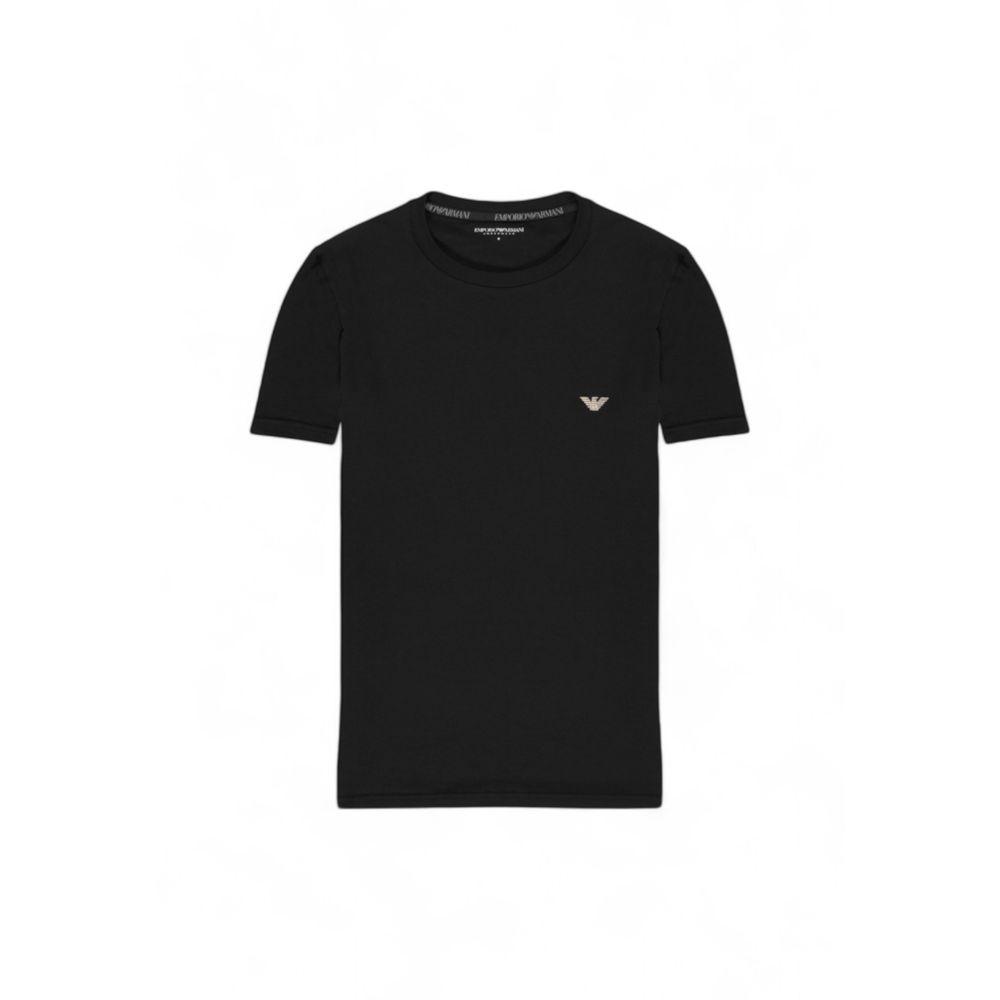 Emporio Armani Underwear Black Cotton T-Shirt - Arichezz.store