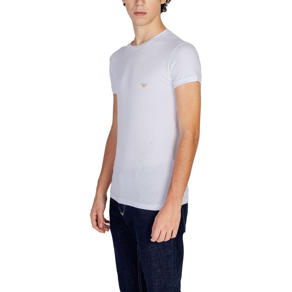 Emporio Armani Underwear White Cotton T-Shirt - Arichezz.store