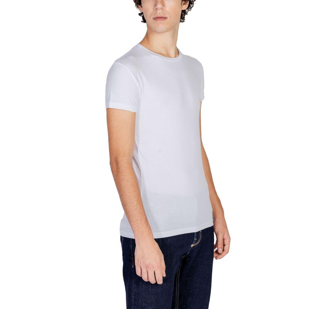 Emporio Armani Underwear White Cotton T-Shirt - Arichezz.store