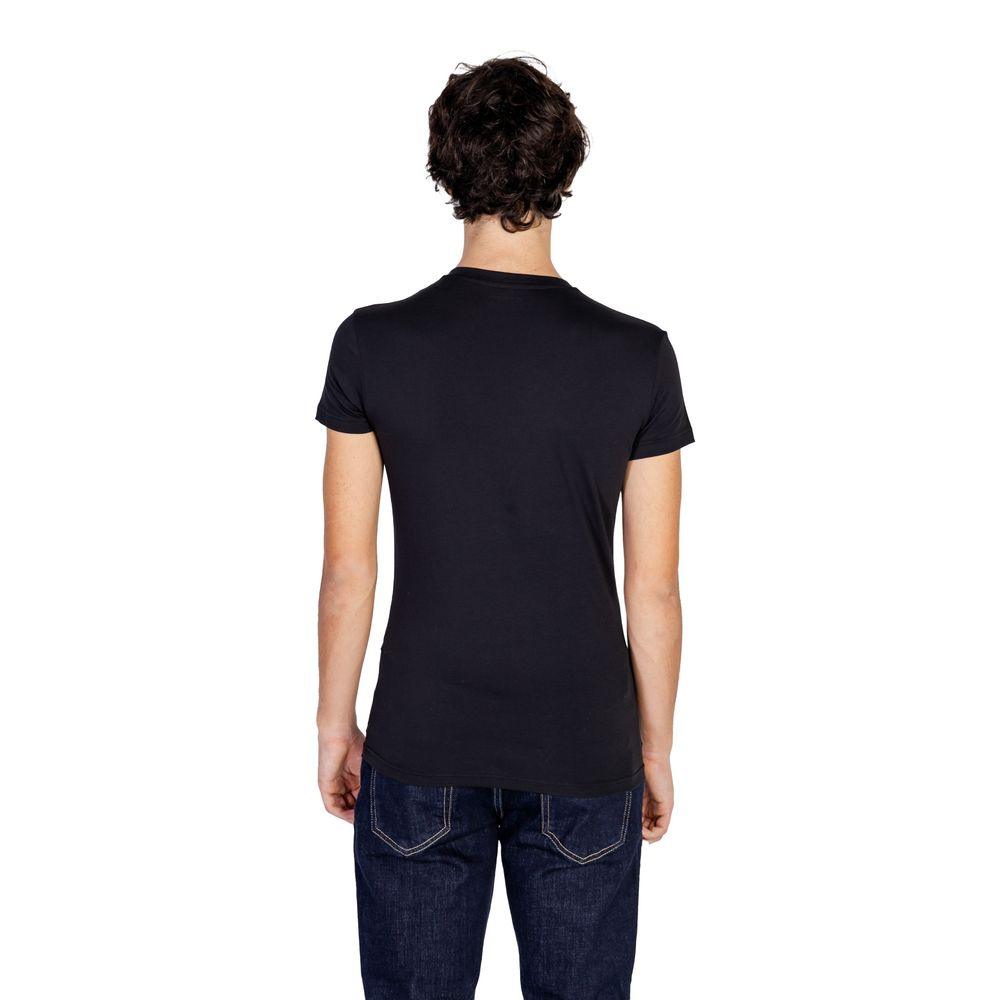 Emporio Armani Underwear Black Cotton T-Shirt - Arichezz.store