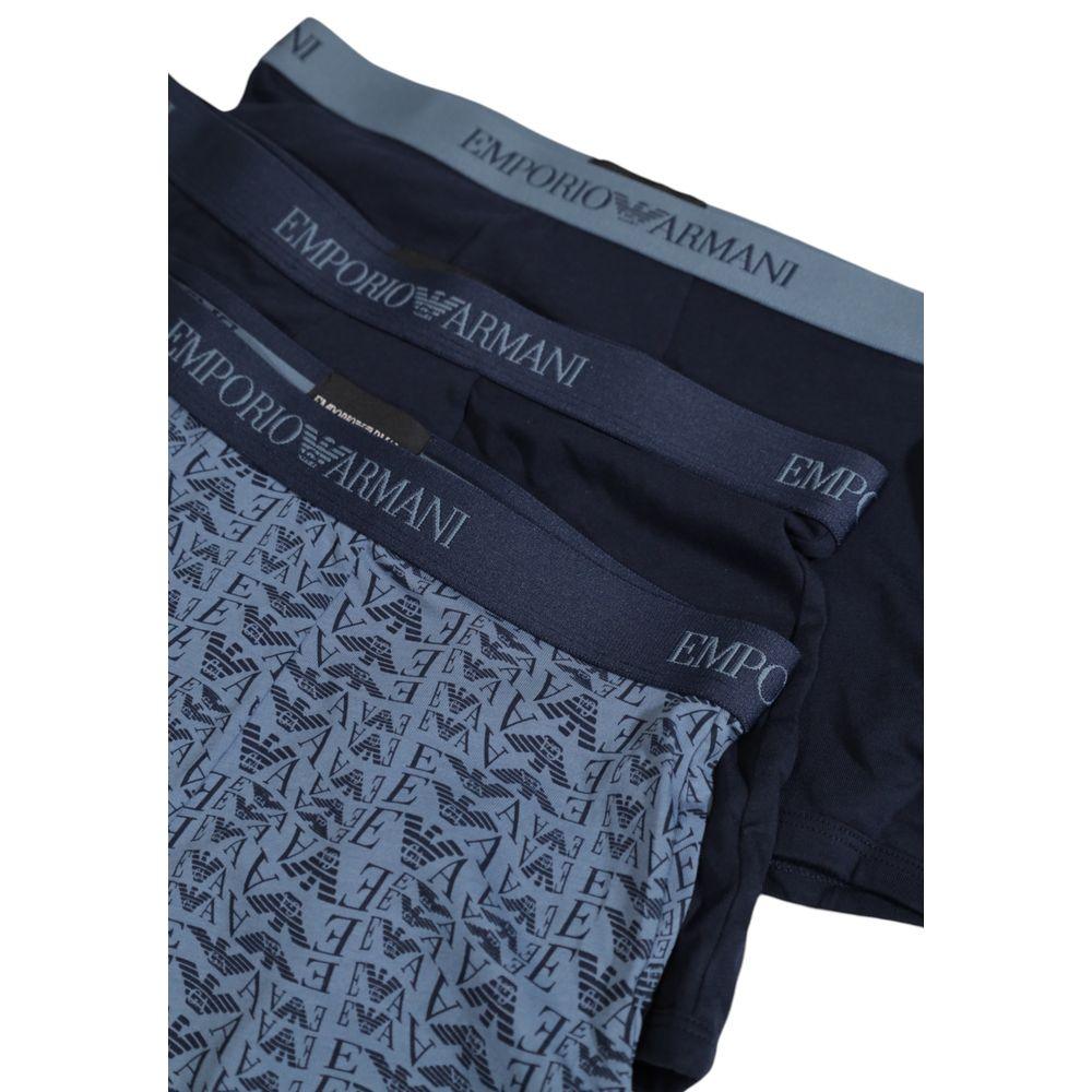 Emporio Armani Underwear Blue Polyester Underwear - Arichezz.store