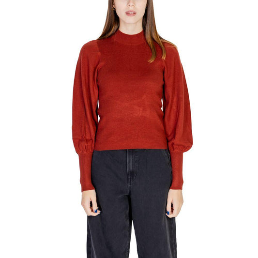 Vero Moda Red Viscose Tops & T-Shirt - Arichezz.store