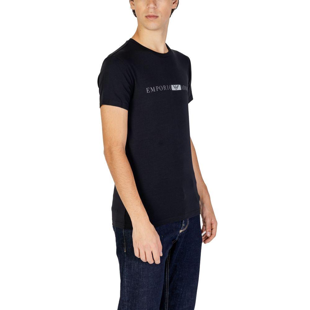 Emporio Armani Underwear Black Cotton T-Shirt - Arichezz.store