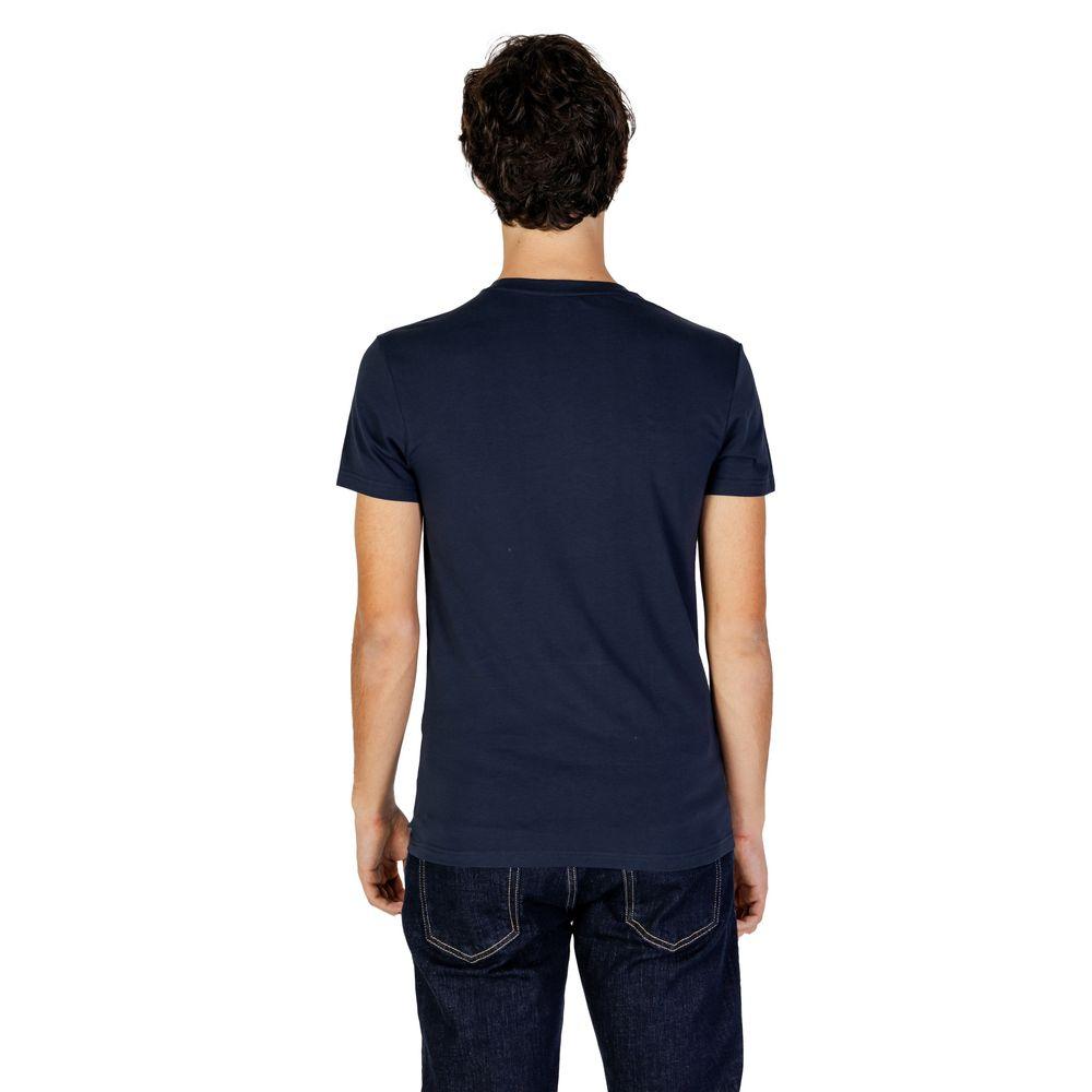 Emporio Armani Underwear Blue Cotton T-Shirt - Arichezz.store