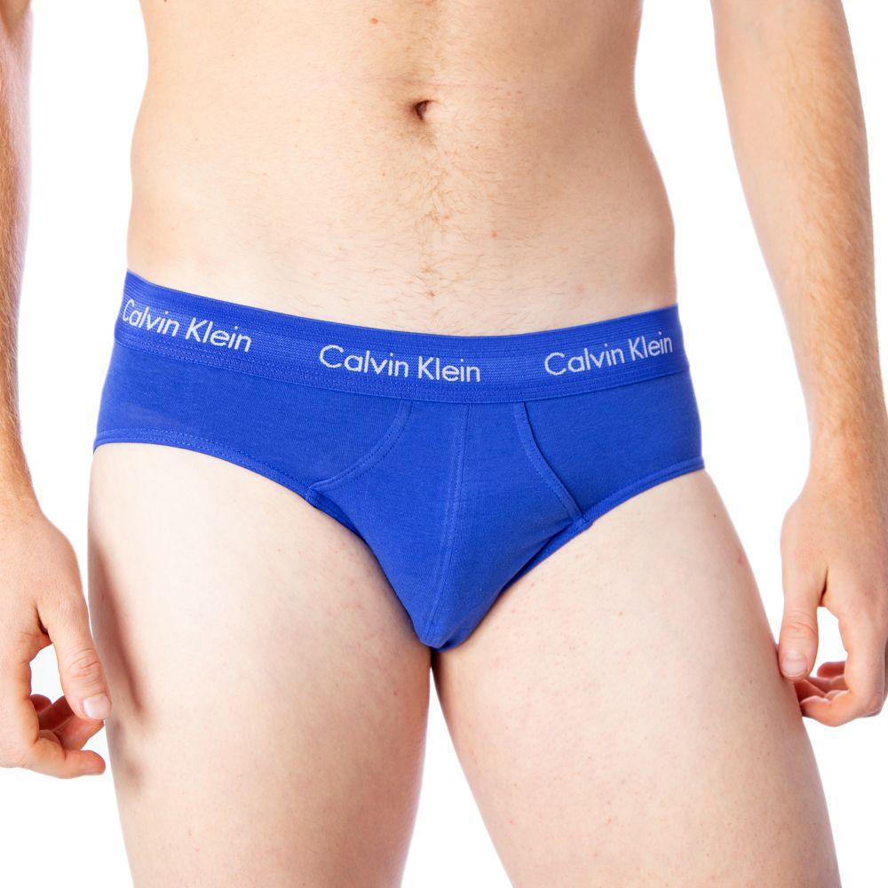 Calvin Klein Underwear Blue Cotton Underwear - Arichezz.store