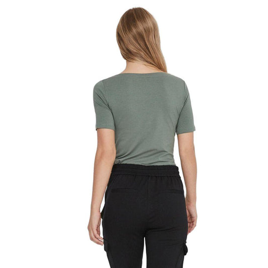 Vero Moda Green Viscose Tops & T-Shirt - Arichezz.store