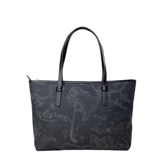 Alviero Martini Prima Classe Black Polyester Handbag - Arichezz.store