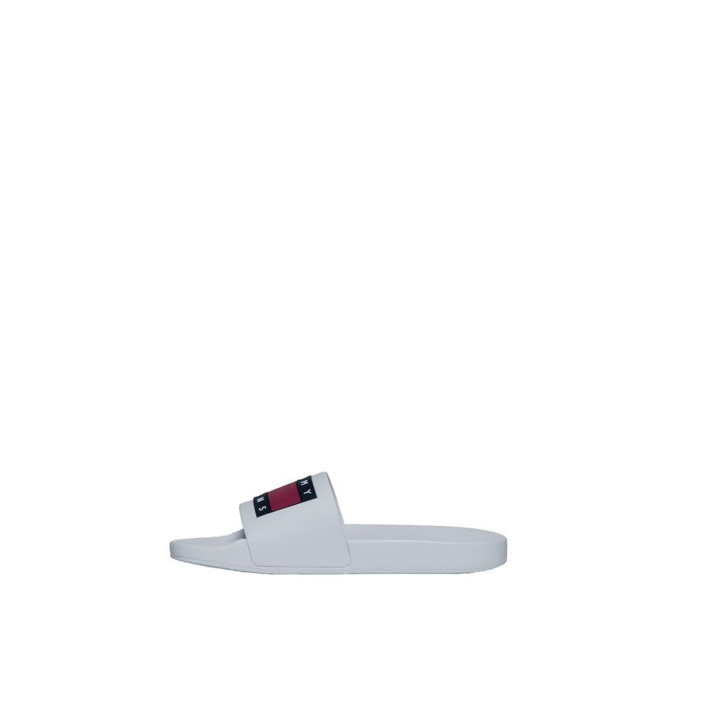 Tommy Hilfiger Men's Cream Polyurethane Sandals - Arichezz.store