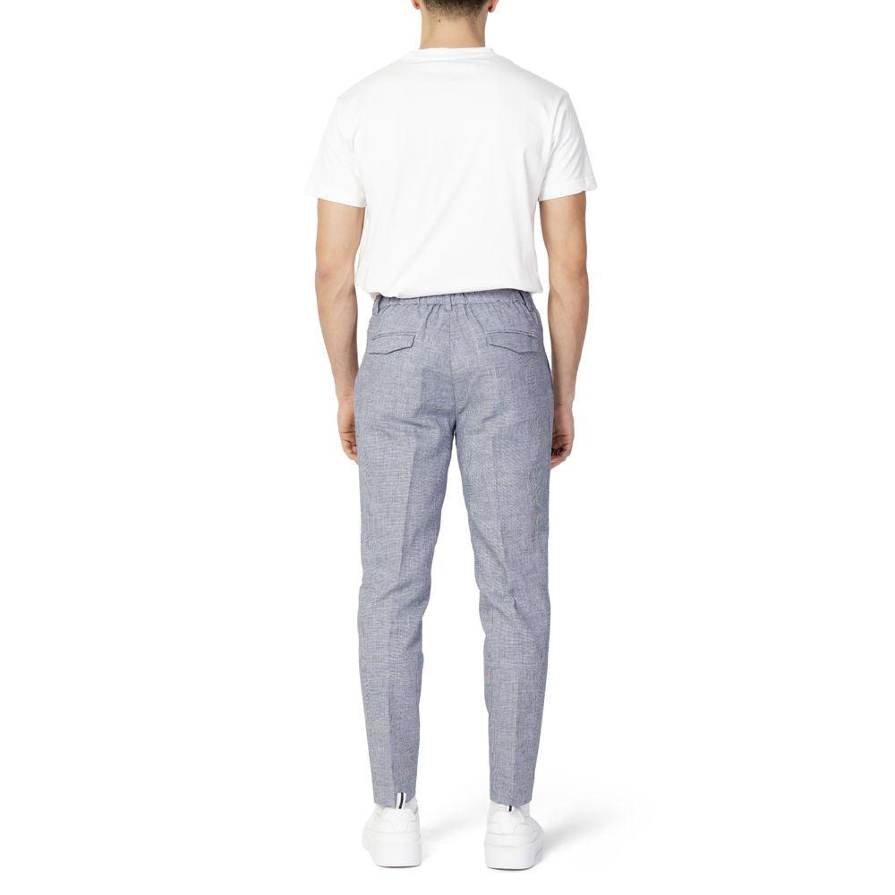 Antony Morato Blue Linen Jeans & Pant