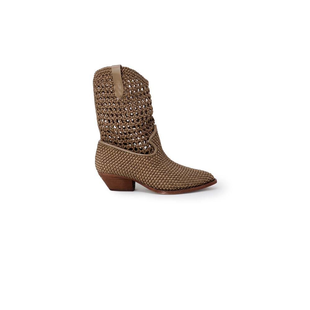 ASH Beige Leather Boot - Arichezz.store