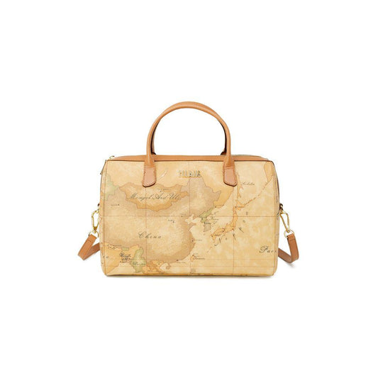 Alviero Martini Prima Classe Beige Leather Handbag - Arichezz.store