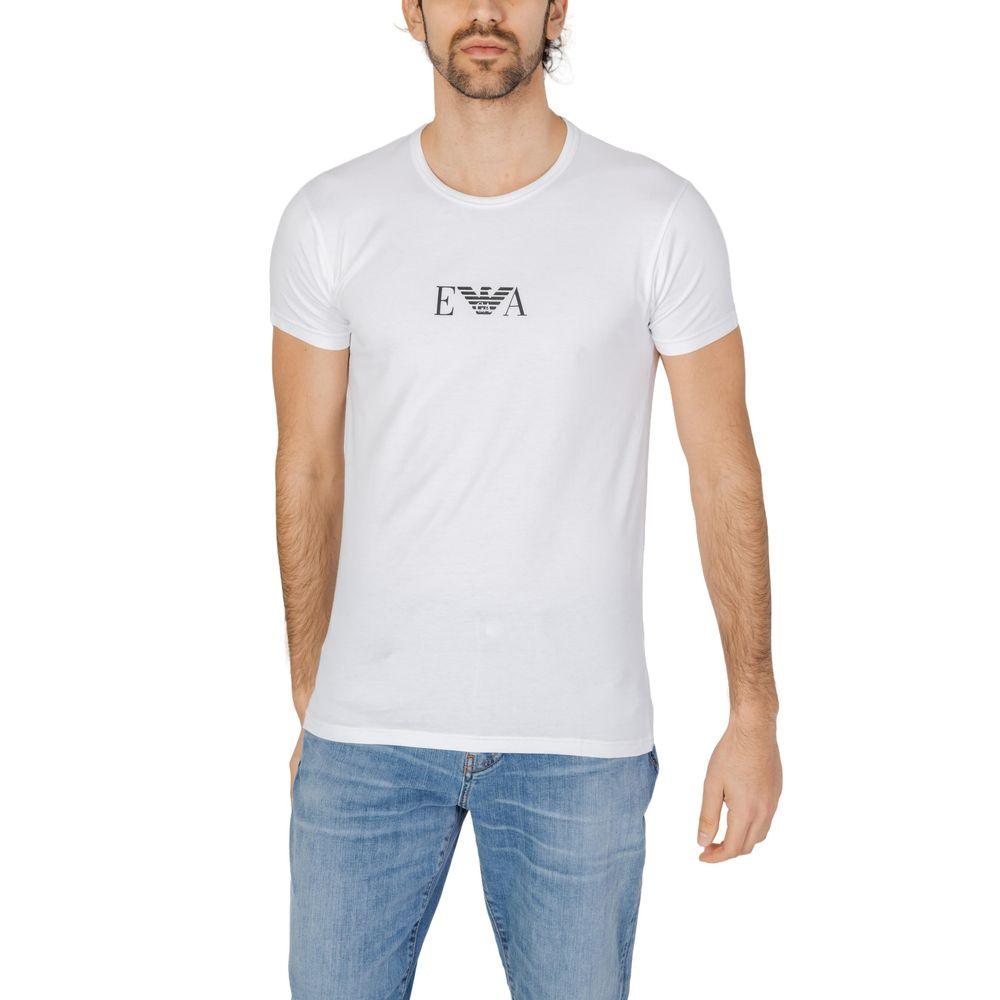 Emporio Armani Underwear White Cotton T-Shirt - Arichezz.store