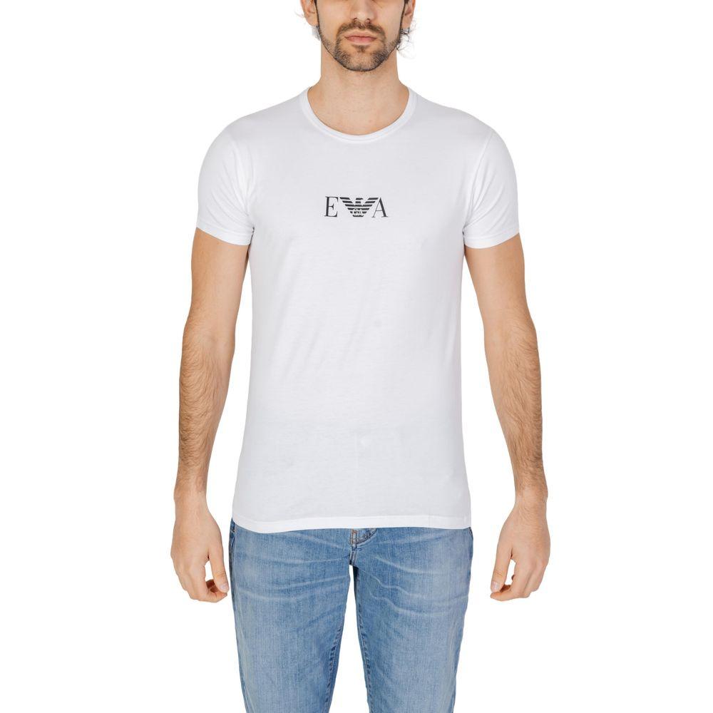 Emporio Armani Underwear White Cotton T-Shirt - Arichezz.store