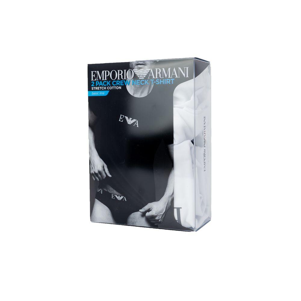 Emporio Armani Underwear White Cotton T-Shirt - Arichezz.store