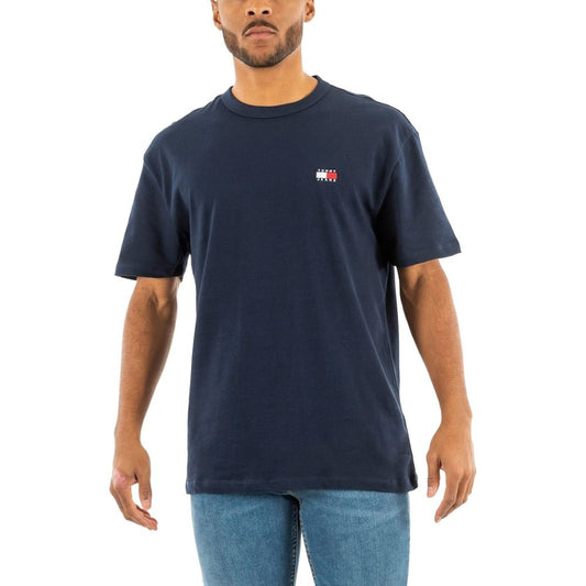 Tommy Hilfiger Jeans Blue Organic Cotton T-Shirt - Arichezz.store